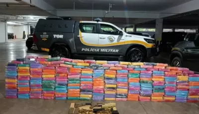 Caminhão de etanol que saiu de Dourados é apreendido com 270 quilos de cocaína