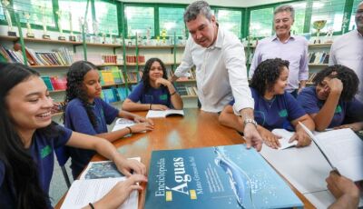 Coxim: Governo entrega reformas em três escolas, celebra 50 anos da Pedro Mendes e inaugura obras
