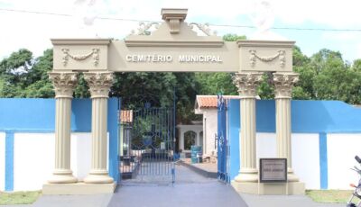 Dia de Finados: Em Jateí, Prefeitura promoveu revitalização no cemitério municipal