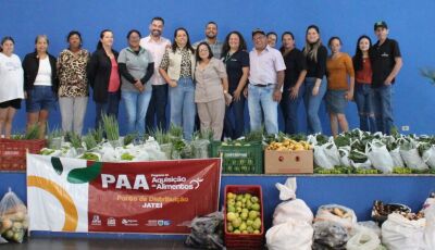 Assistência Social de Jateí recebe produção do Programa de Aquisição de Alimentos