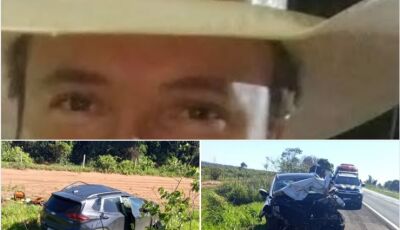 TRAGÉDIA: Acidente mata representante comercial e deixa médico ferido