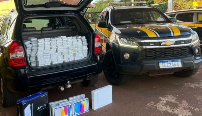 Tucson com mais de R$ 2 milhões em iPhones é apreendida no Anel Viário