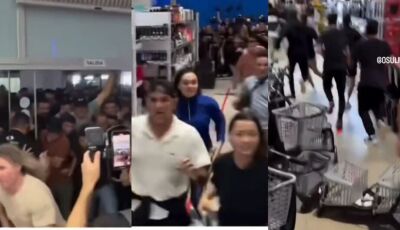Correria, tumulto e até sogra 'perdida' marcam tradicional Black Friday na fronteira