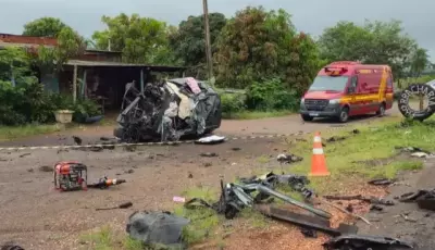 Mulher e filha de 3 anos que seguiam para Dourados morrem em acidente