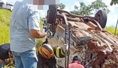 Identificado motorista que morreu em acidente entre picape e S-10 na MS-386