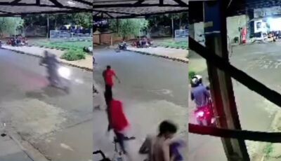 Chuva de tiros' foi diante de crianças e com fuga alucinada