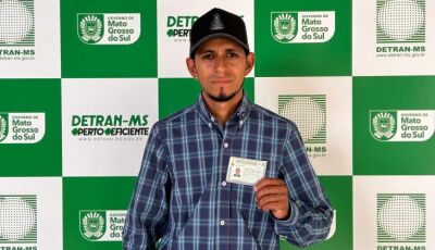 Detran habilita primeiro condutor de MS pela CNH do Brasil, VEJA como fazer para se INSCREVER
