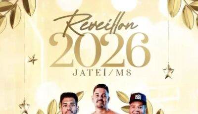 Jateí se despede de 2025 com show da virada na praça nesta quarta-feira, VEJA a programação