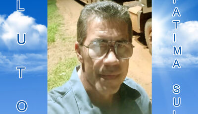 Fatima do Sul se despede do Élio Ortega, esposo da Marlene motorista da Prefeitura
