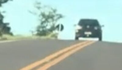 motorista bêbado e sem CNH é preso após jogar carro contra veículos na MS-162