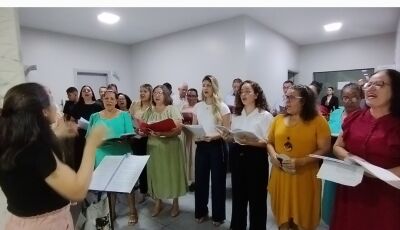 Cantata de Natal leva mensagem de fé e esperança a pacientes do Hospital da Sias em Fátima do Sul