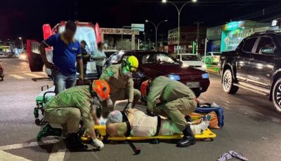 Motorista sem habilitação causa acidente e deixa casal ferido