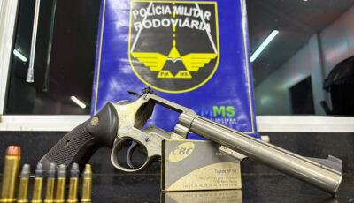 Homem é preso pela PMR ao ser flagrado com arma e munições no Leste de MS