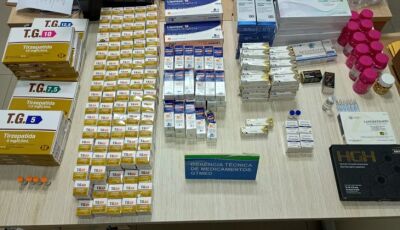 Vigilância Sanitária apreende canetas emagrecedoras e ampolas irregulares enviadas pelos Correios
