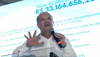 Água tratada, pavimentação e drenagem: Governo de MS entrega obras estruturantes em Três Lagoas