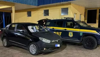 Veículo furtado há sete meses é interceptado pela polícia