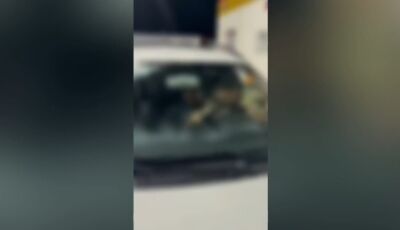Motorista persegue carro e agride passageira em rodovia de MS