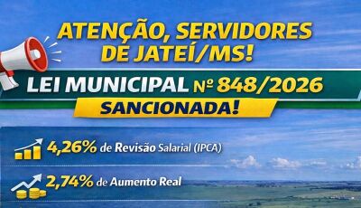 Prefeitura anuncia aumento real no salário de todo o funcionalismo municipal em Jateí