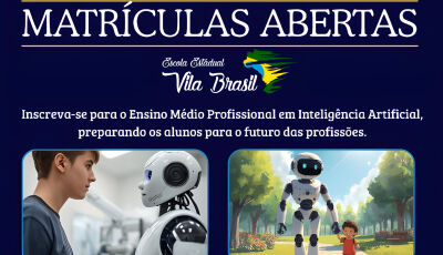 Escola Vila Brasil de Fátima do Sul inicia matrículas preparando o aluno para o futuro