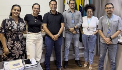Prefeito Cléber recebe Energisa para discutir melhorias no fornecimento de energia em Vicentina