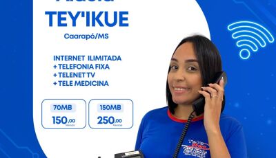 Tele Net leva internet e serviços digitais completos para a Aldeia Tey'Ikue, em Caarapó-MS