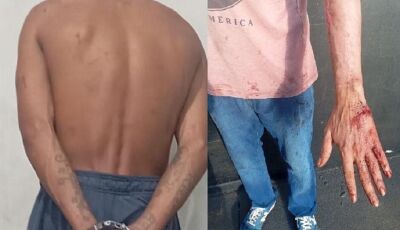 Homem é esfaqueado e tem celular roubado durante assalto, suspeito foi preso
