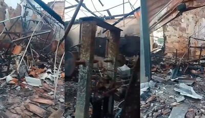 Perdemos tudo', diz família após incêndio e roubo em bicicletaria 