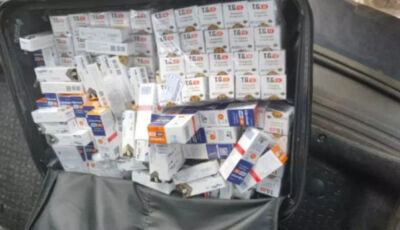 Estudante de medicina é presa com 134 emagrecedores contrabandeados