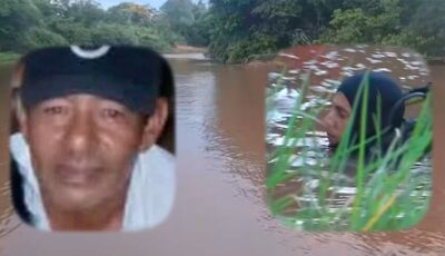 Corpo de idoso desaparecido há 9 dias é encontrado em rio na fronteira