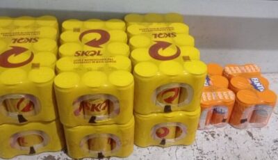 Funcionário é preso após ser flagrado furtando bebidas do próprio local de trabalho