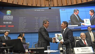 Aliança entre poderes e trabalho pelo desenvolvimento socioeconômico de MS marcam abertura do ano