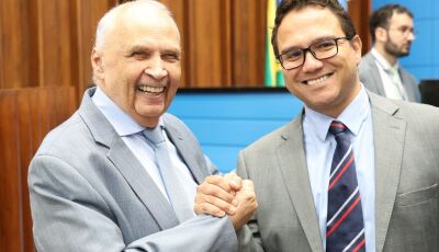 Londres Machado e Pedrossian Neto são reconduzidos à liderança do Governo na ALEMS