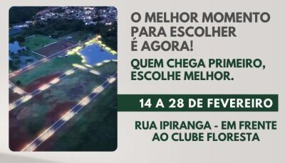 Bella Vitta Residence realiza Plantão de 'Escolha de Lotes' em Fátima do Sul