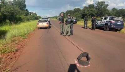  Confronto entre suspeitos armados e forças policiais na região de Anhanduí