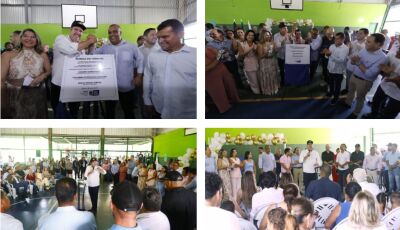Corguinho: Governo entrega pavimentação em bairros e inicia obra na MS-244