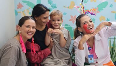 HR de Dourados promoveu ações de acolhimento e descontração aos pacientes durante Carnaval
