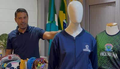 Com ar condicionado em todas as salas, Vicentina anuncia materiais e uniformes personalizados