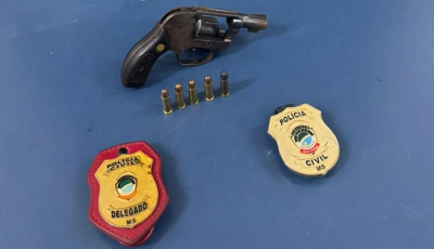 Suspeito de homicídio de mecânico é preso e arma utilizada na execução é encontrada em MS