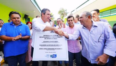 Rochedo recebe obras de infraestrutura urbana e educação para melhorar a vida do cidadão