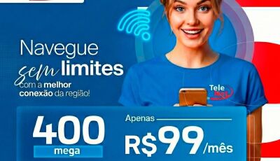 Tele Net oferece internet de alta velocidade por apenas R$ 99 por mês