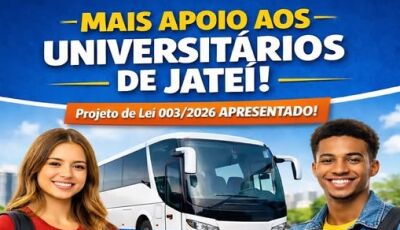 Jateí destina um investimento total de R$ 220 mil ao custeio do transporte dos universitário