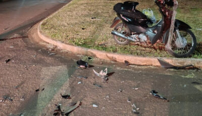 Motociclista fica em estado grave ao ser atingido por carro; motorista foi preso por omissão de soco