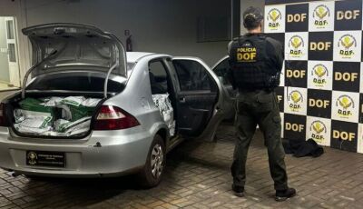 Perseguição na MS-164 termina com apreensão de 600 kg de agrotóxicos contrabandeados