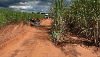 Motociclista morre após perder controle e cair em estrada rural de MS