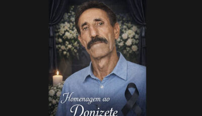 Com tristeza Fátima do Sul se despede do Donizete Pedreiro