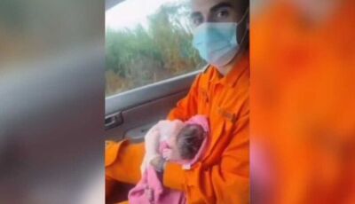 Estrada alagada atrasa resgate e bebê nasce antes da chegada dos bombeiros em MS