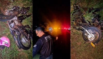 Motociclista morre após batida com carro em cidade do MS
