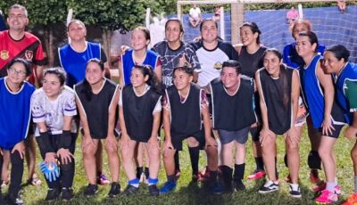 Vicentina faz participação inédita com a estréia de equipe feminina na Copa Assomasul de futebol