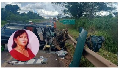 Morre idosa que viajava com o marido e sofreu acidente após capô abrir na BR-163
