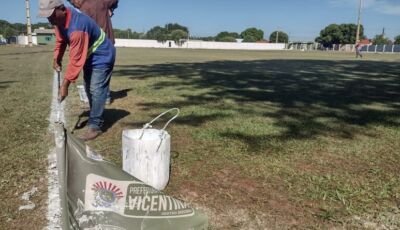 Vicentina: Prefeitura entra em campo e prepara estádio e cidade para Copa Assomasul